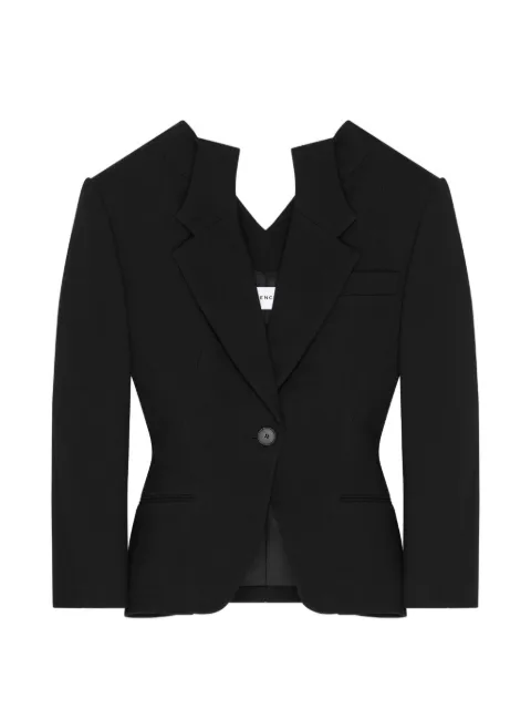 Givenchy blazer con solapas de muesca