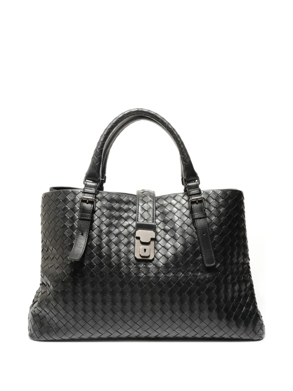 Bottega Veneta Pre-Owned 2000-2010s Intrecciato Roma handbag - Nero