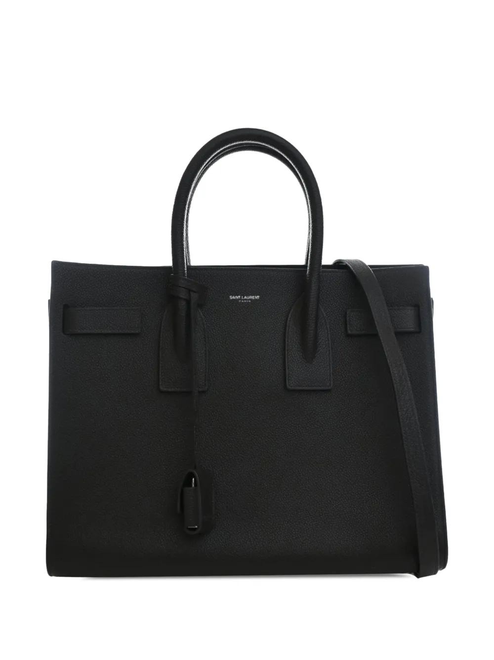 Saint Laurent Pre-Owned 2016 Small Grained Calfskin Sac de Jour satchel - Grau