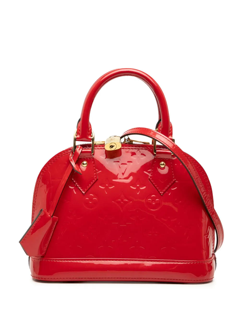 Louis Vuitton Pre-Owned 2014 Monogram Vernis Alma BB satchel - Rosso