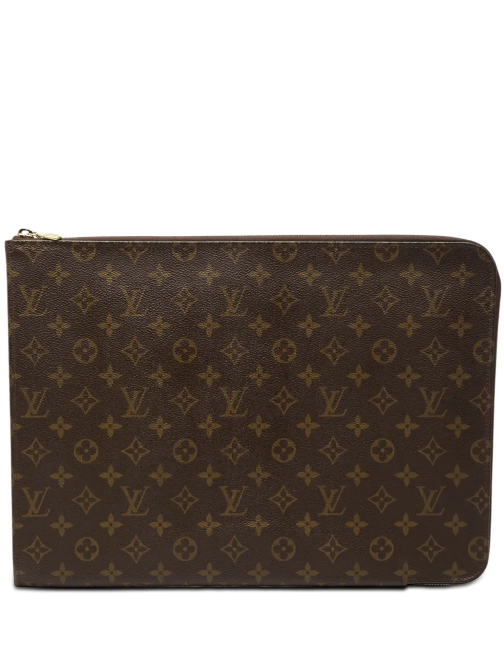 Louis Vuitton Pre-Owned 2001 Monogram Poche Documents Portfolio business bag - Marrone