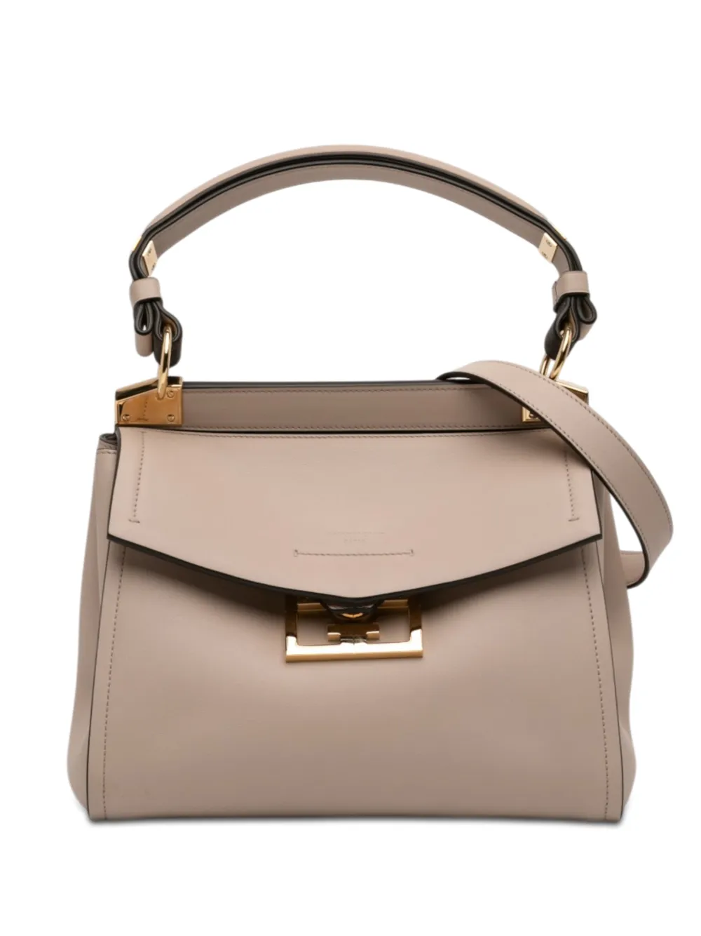 Givenchy Pre-Owned 2019 Small Leather Mystic satchel - Marrone