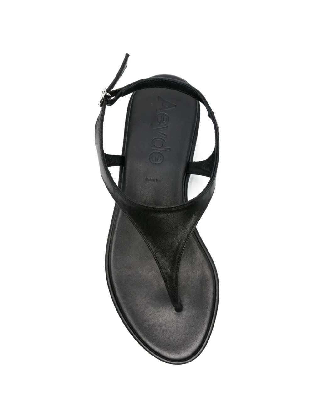 Aeyde Raine buckle-fastening sandals Zwart
