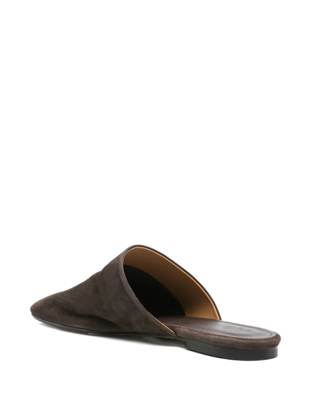 Aeyde Rega suede mules Bruin