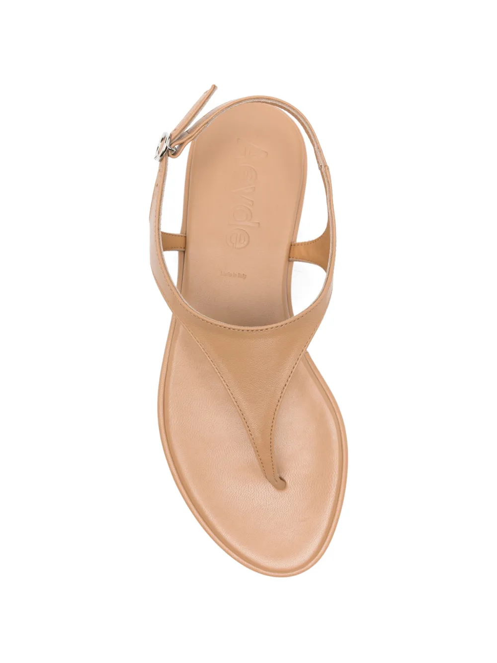 Aeyde Suzanne slingback sandals Beige