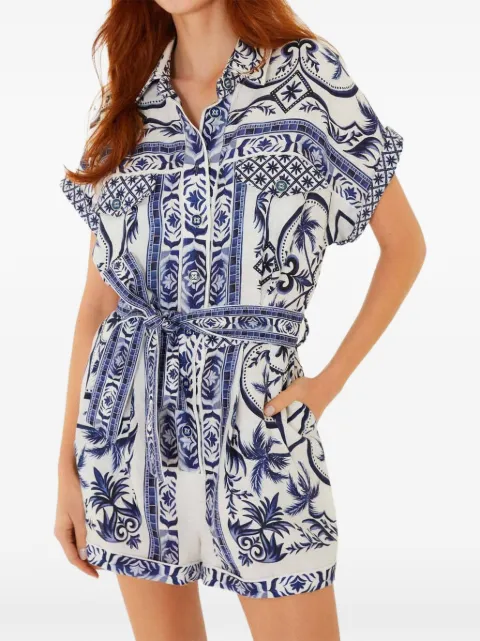FARM Rio Wonderful City belted romper
