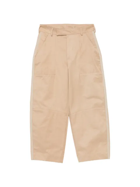 VICOLO side-stripe wide-leg trousers