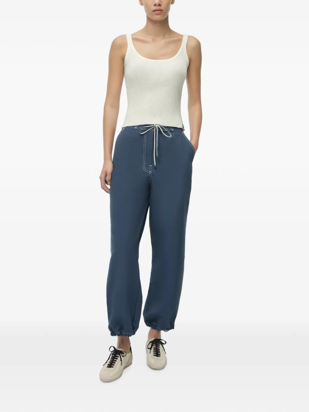 SIMKHAI Rayne gebreide tanktop Wit