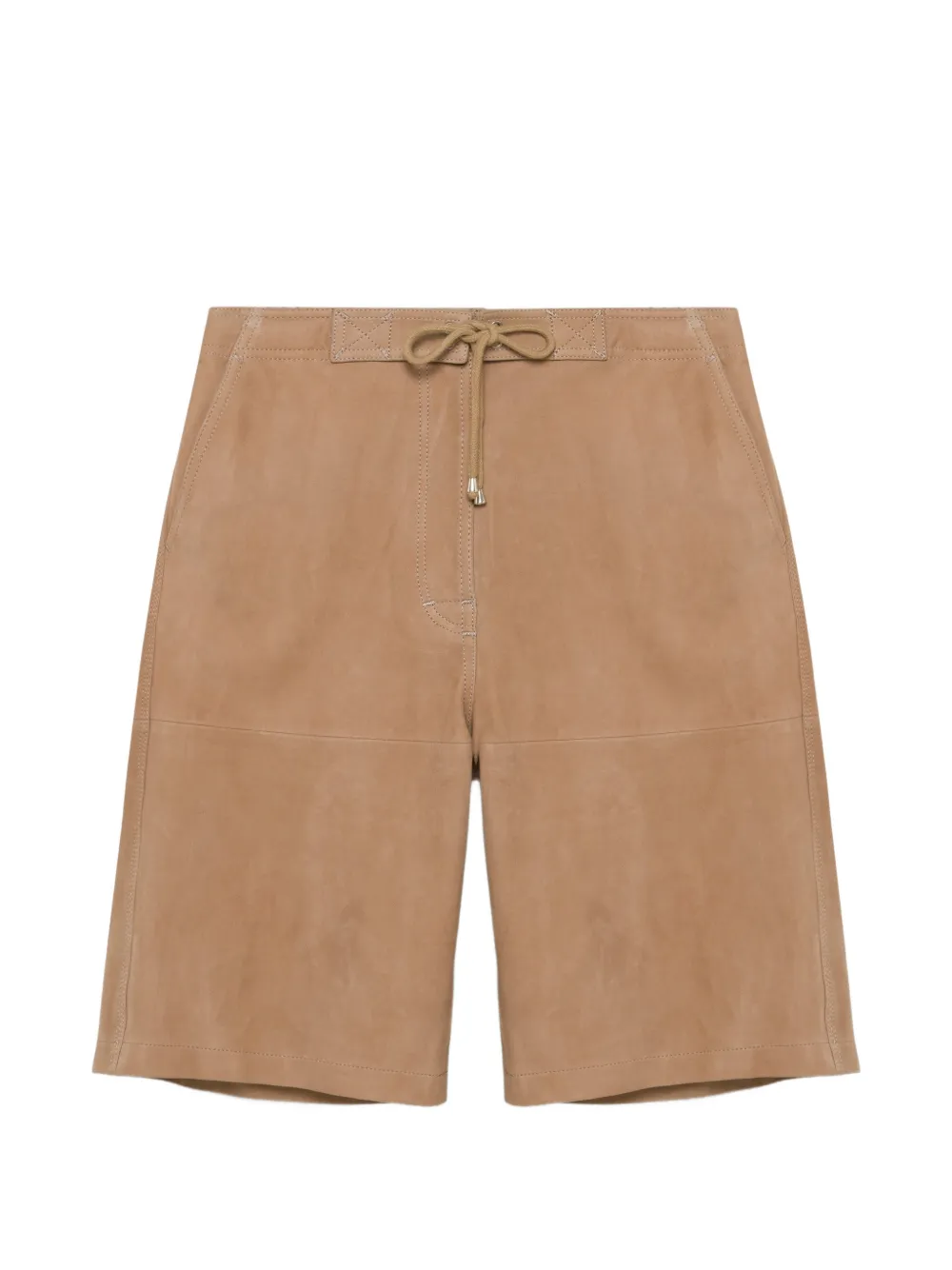 Simkhai Whitaker leather shorts - Toni neutri