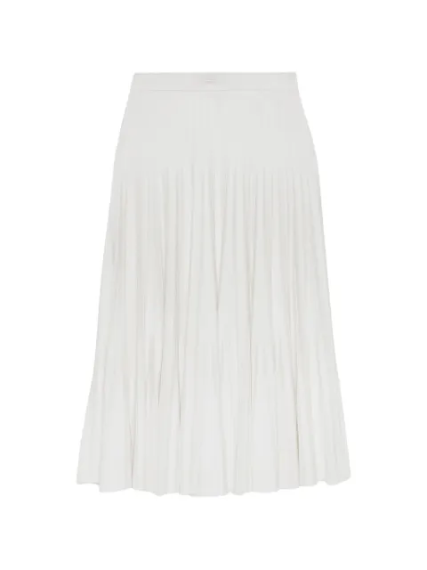 Simkhai Margoux pleated knit midi skirt