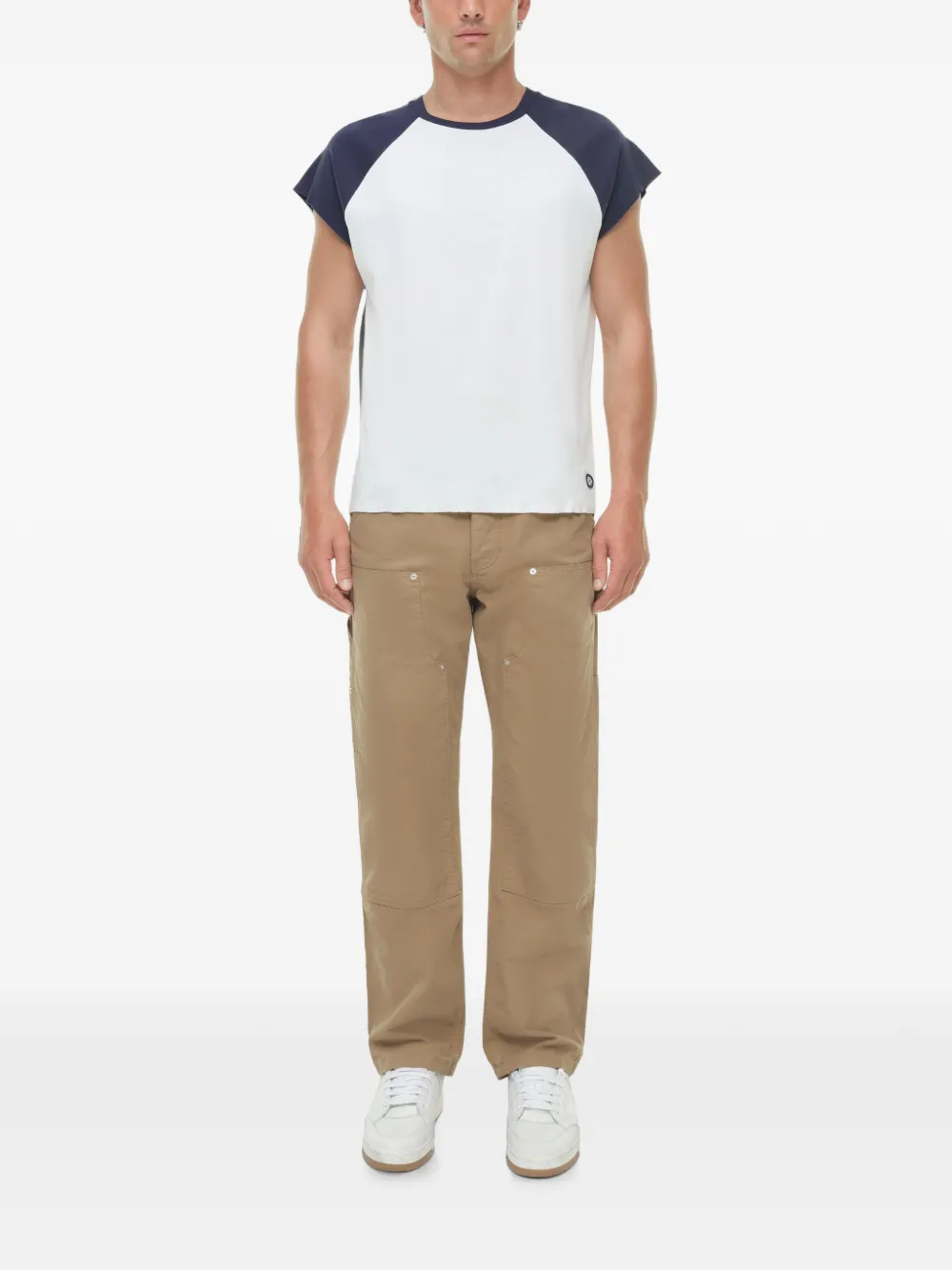 SIMKHAI Alec Carpenter Trousers in Neutrals, view 3