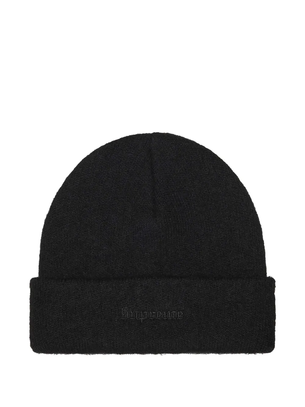 Supreme logo-embroidered beanie hat - Nero