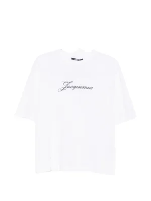 Balenciaga Logo short-sleeves T-shirt | Neutrals | FARFETCH CA