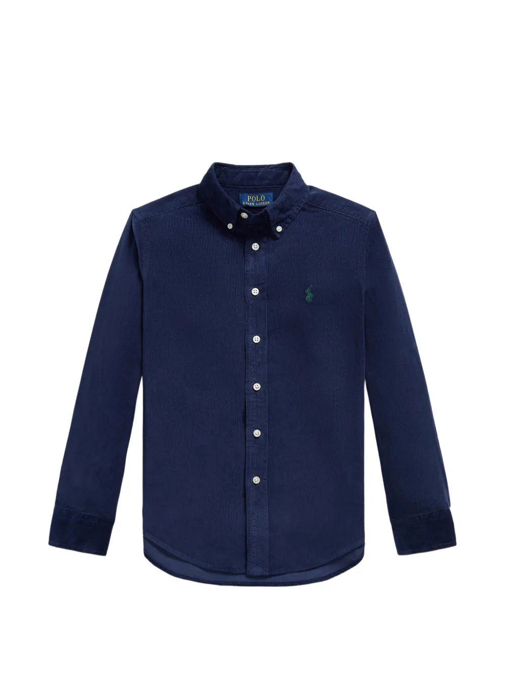 POLO RALPH LAUREN KIDS cotton corduroy shirt - Blu