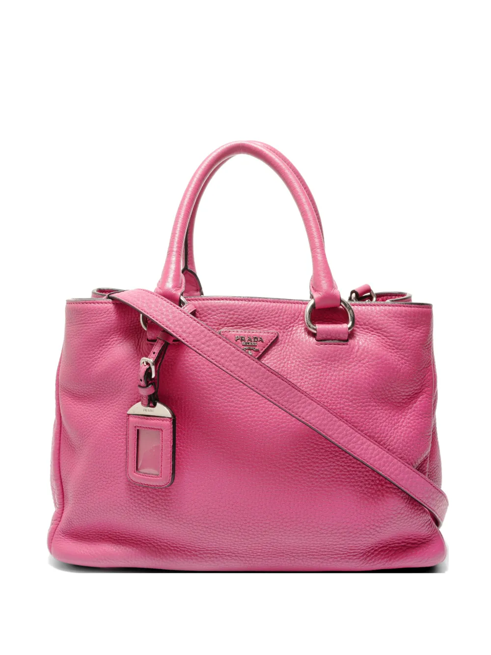 Prada Pre-Owned 2000-2025 Triangle Logo shoulder bag - Rosa