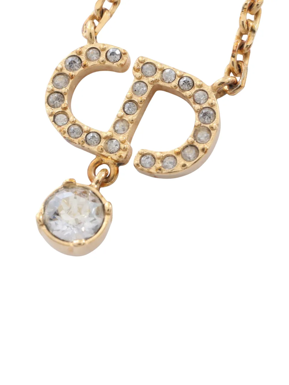Christian Dior Pre-Owned Collana con pendente XX secolo - Oro