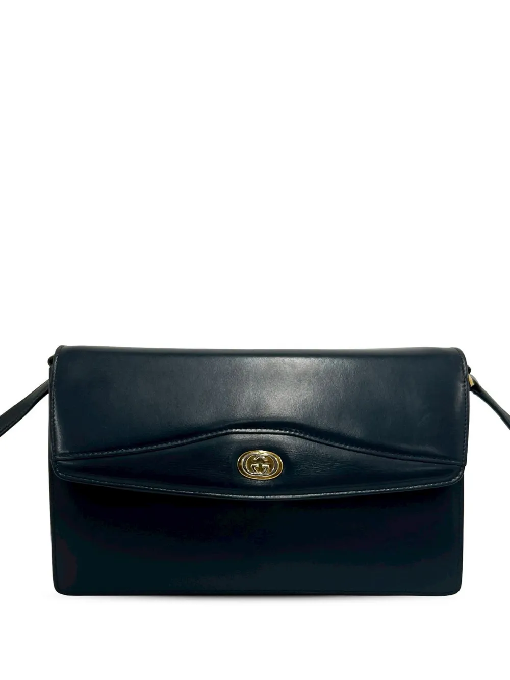 Gucci Pre-Owned 20th Century Leather Flap crossbody bag - Nero