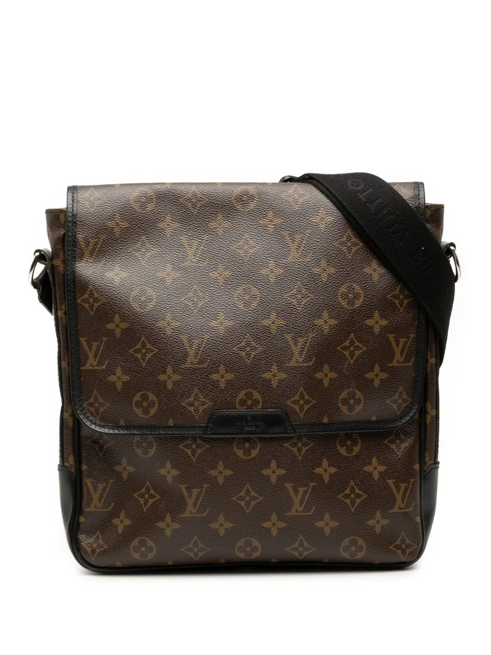 Louis Vuitton Pre-Owned 2011 Monogram Macassar Bass MM crossbody bag - Braun