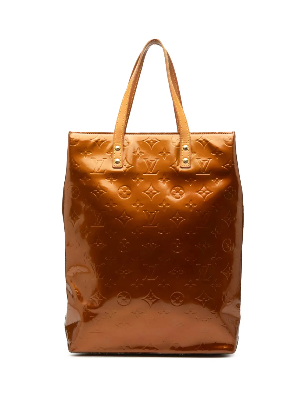 Louis Vuitton Pre-Owned 2001 Monogram Vernis Reade MM tote bag - Braun