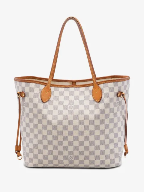 Louis Vuitton Pre-Owned bolso shopper Neverfull MM con lona Damier Azur característica 2011