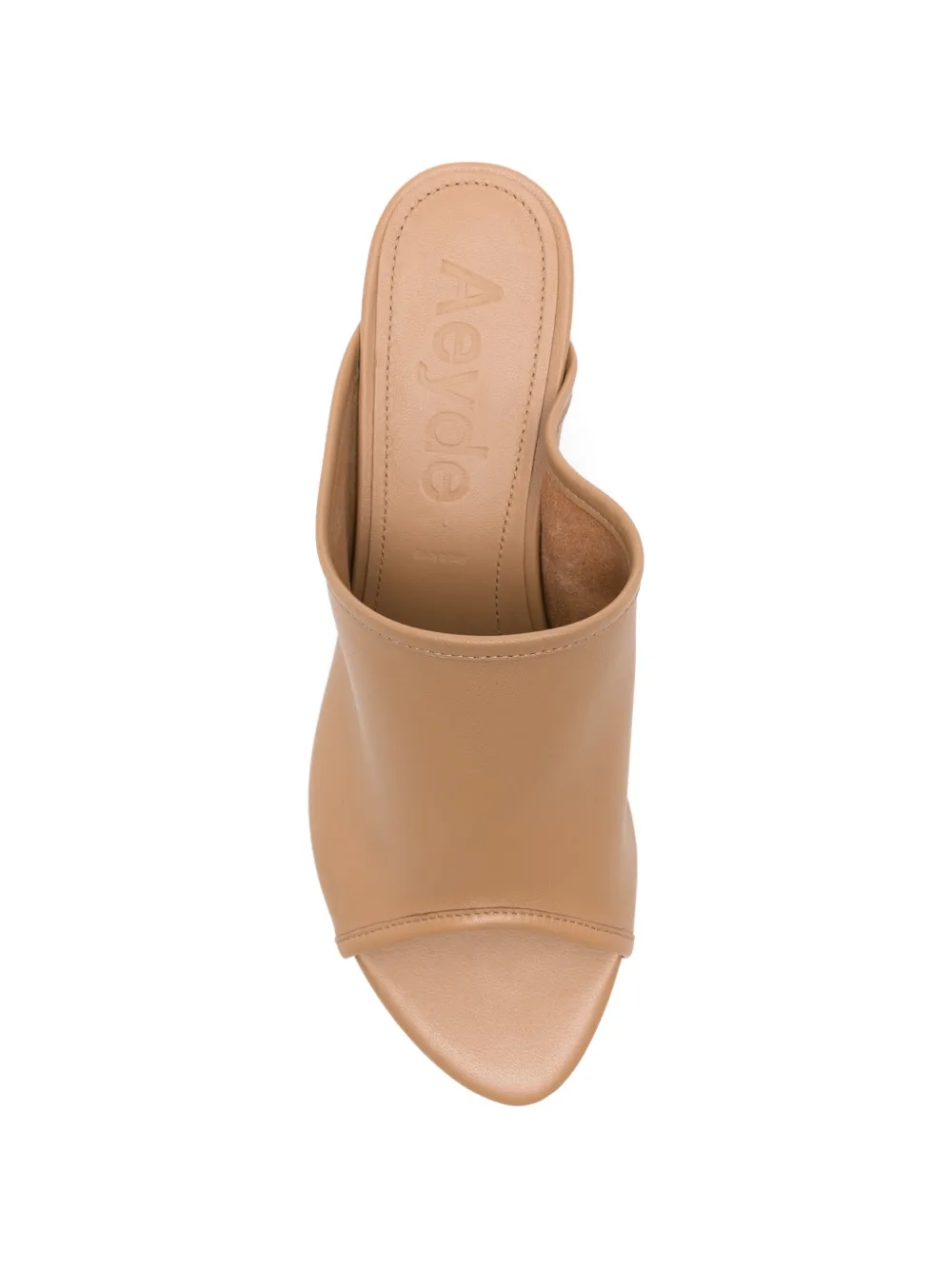 Aeyde Raine wedge-heel sandals Beige