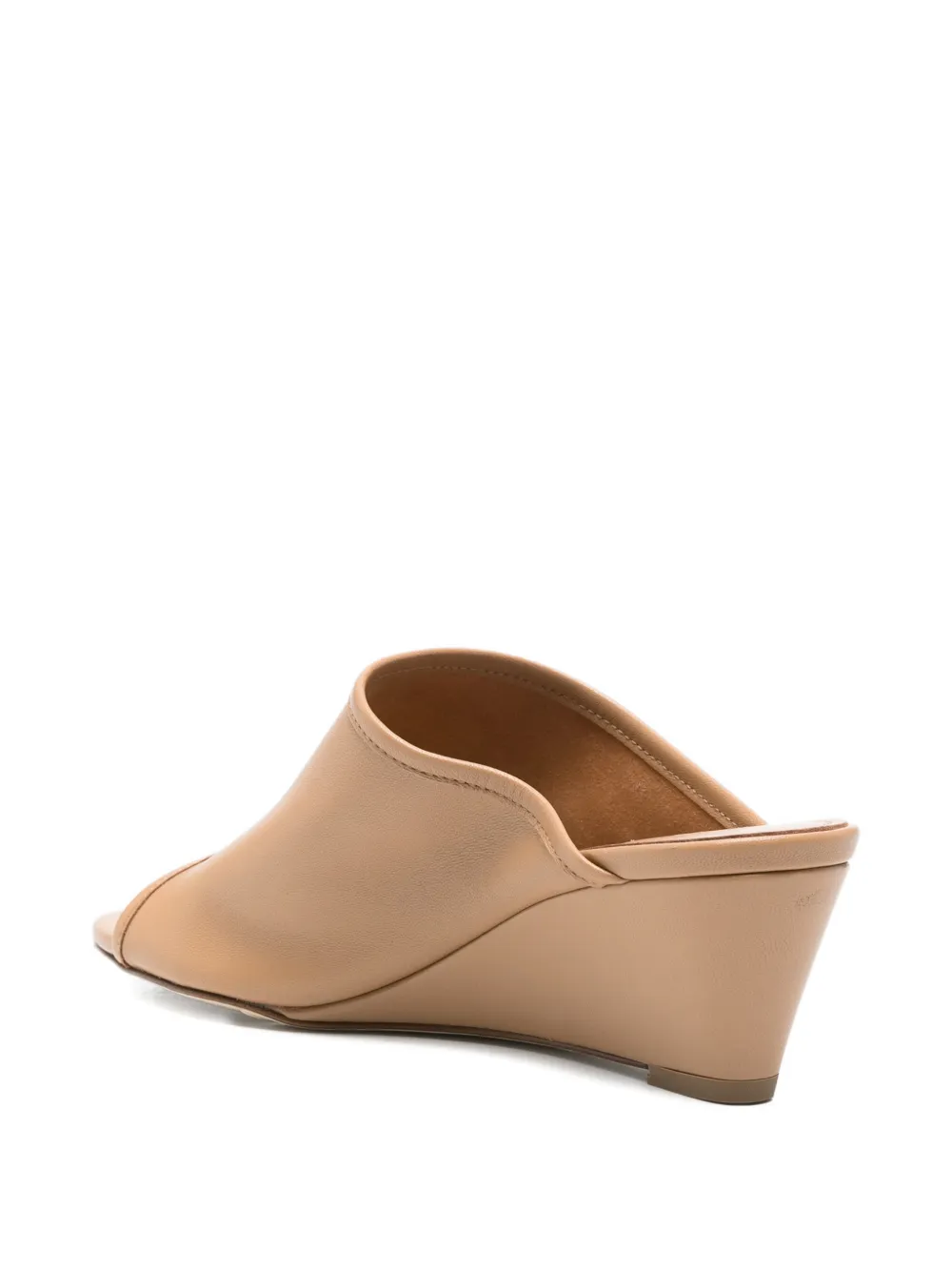 Aeyde Raine wedge-heel sandals Beige