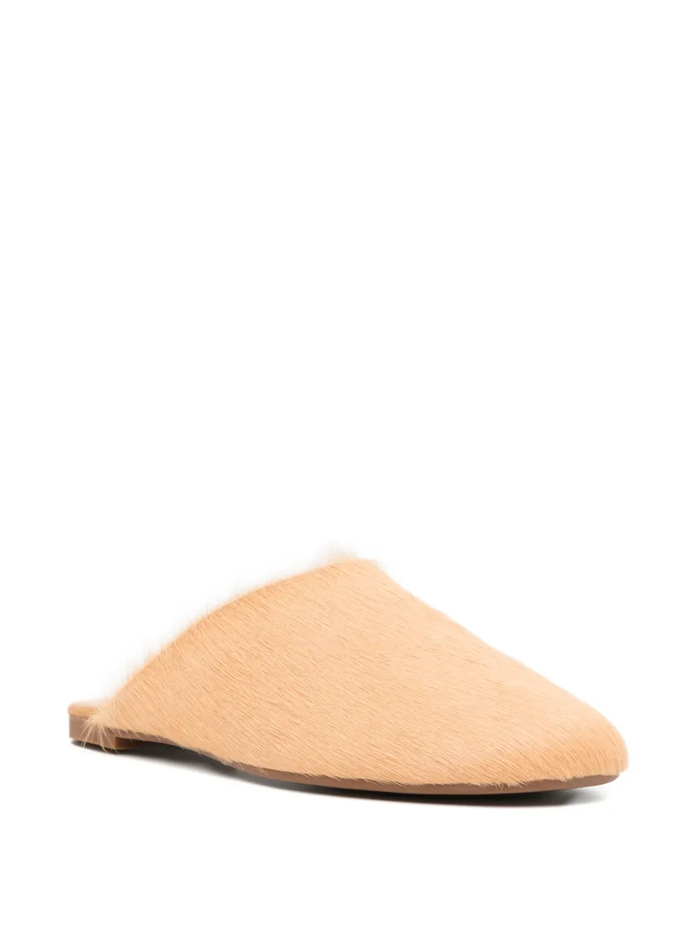 Senso Caelan pony-hair ballet flats Beige