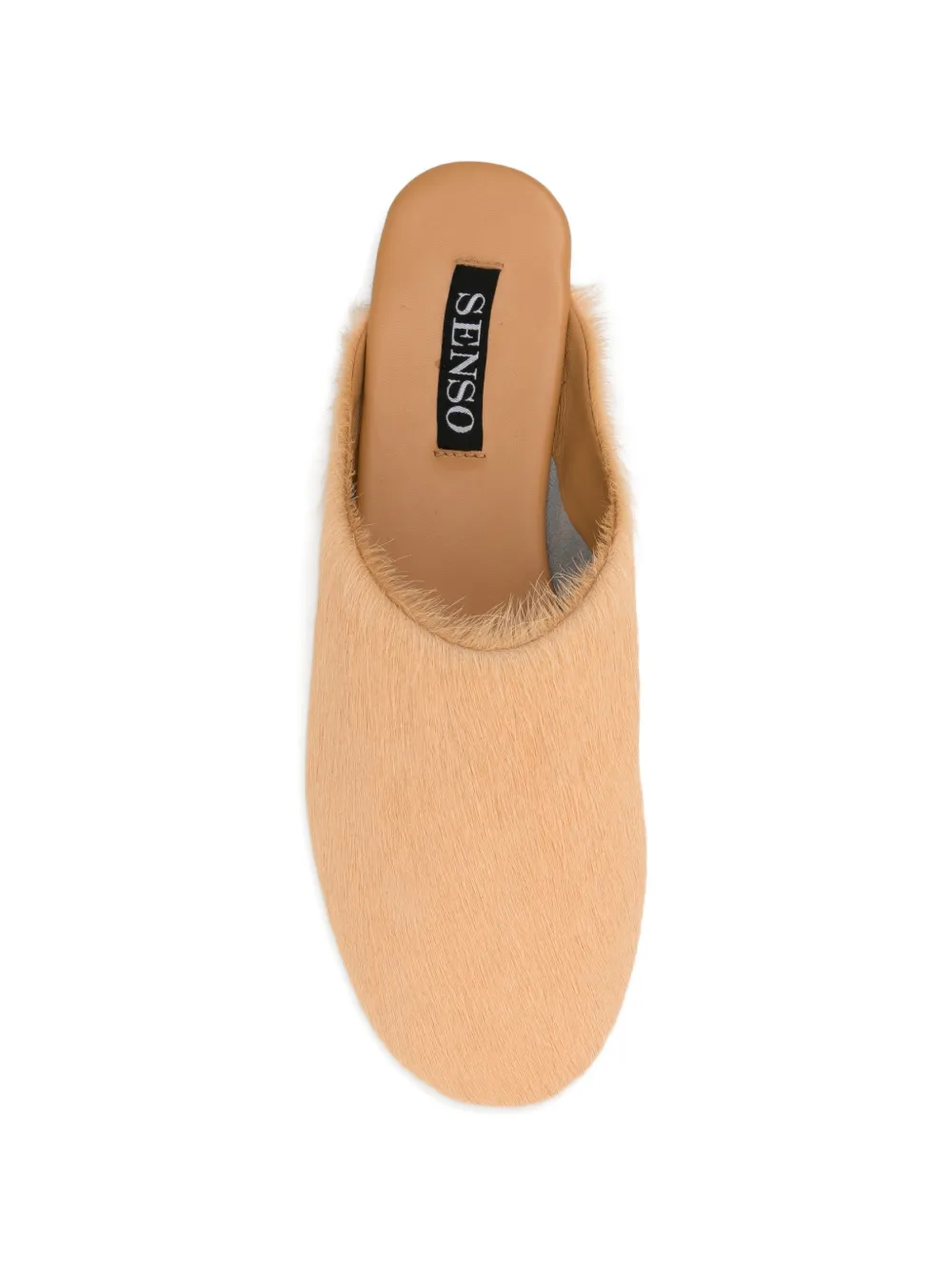 Senso Caelan pony-hair ballet flats Beige