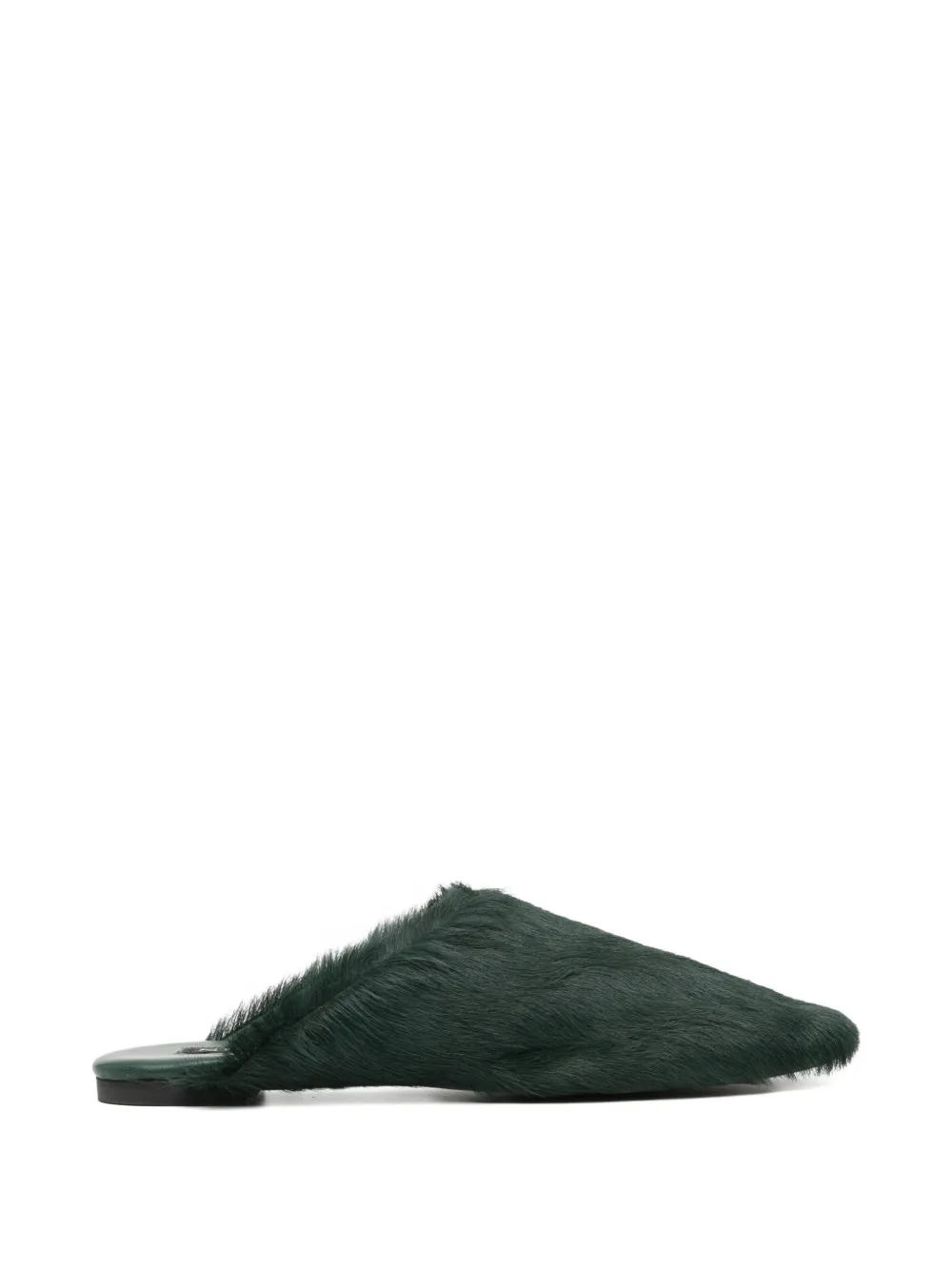 Senso Caelan pony-hair mules - Verde