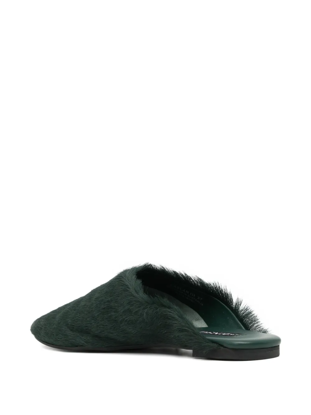 Senso Caelan pony-hair mules Groen