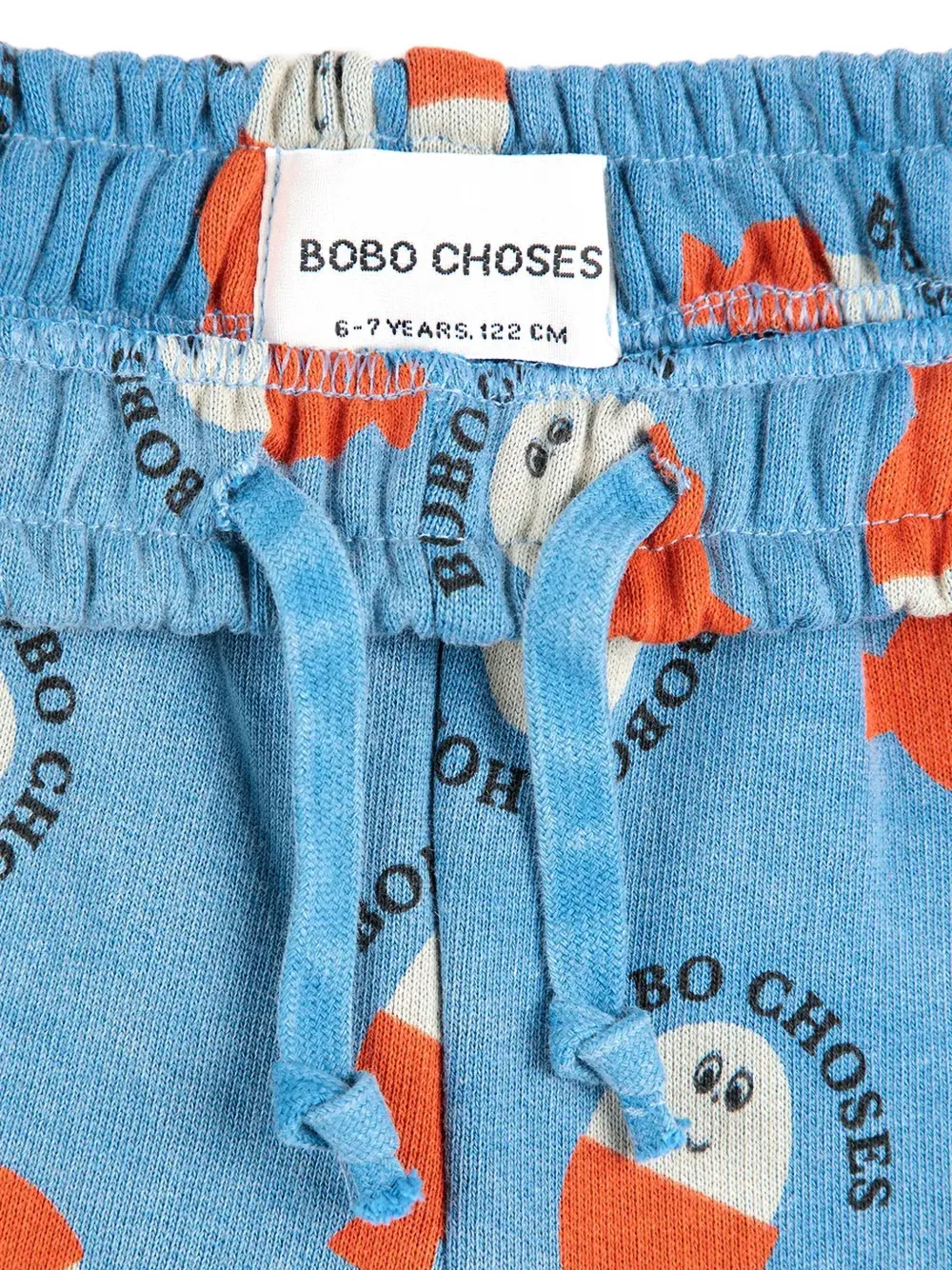 Bobo Choses Morning Egg graphic-print track pants Blauw