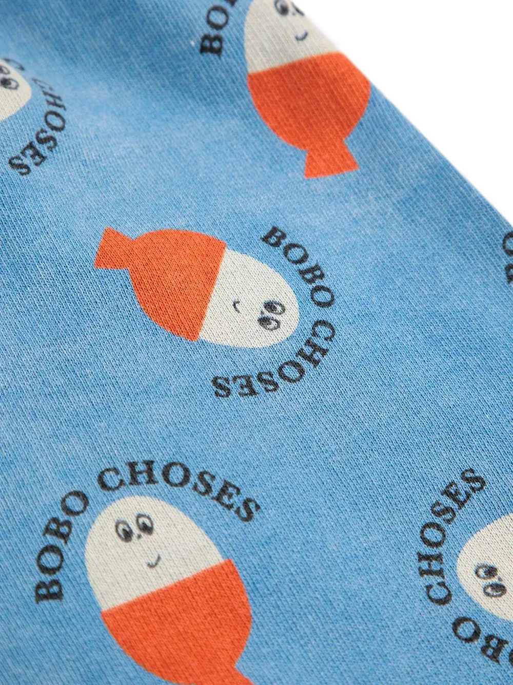 Bobo Choses Morning Egg graphic-print track pants Blauw