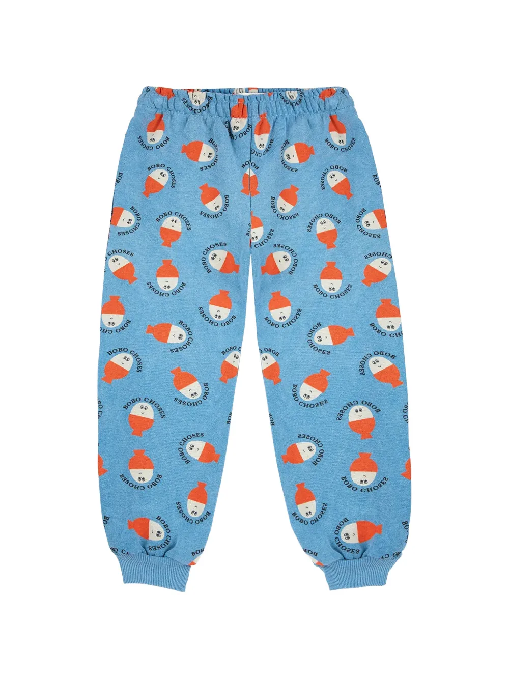 Bobo Choses Morning Egg graphic-print track pants - Blau