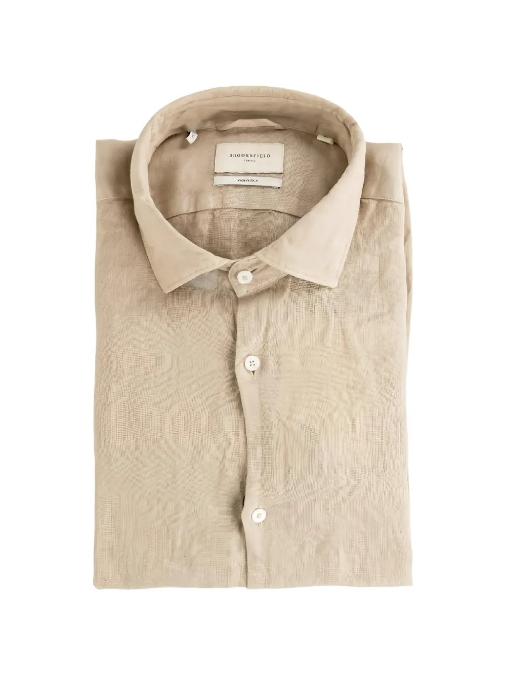BROOKSFIELD button-down shirt - Nude