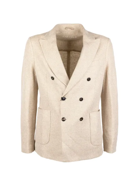 Circolo 1901 double-breasted textured blazer