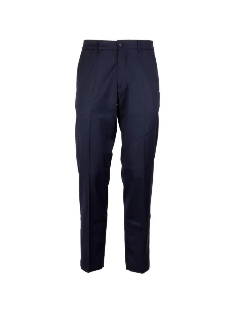 Cruna Nantes pressed-crease trousers