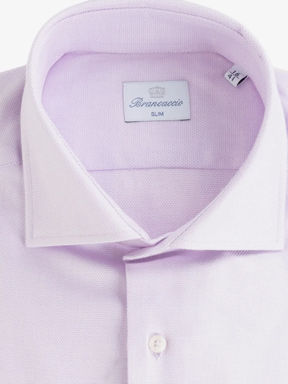 Brancaccio 텍스처 슬림 핏 셔츠 | Image 2