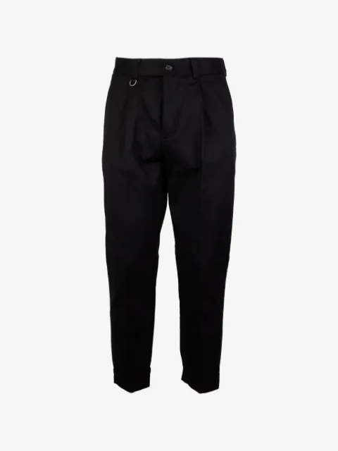 Paolo Pecora pleated turn-up trousers