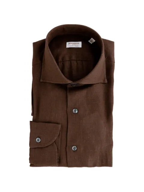 BORRIELLO NAPOLI Marechiaro linen shirt