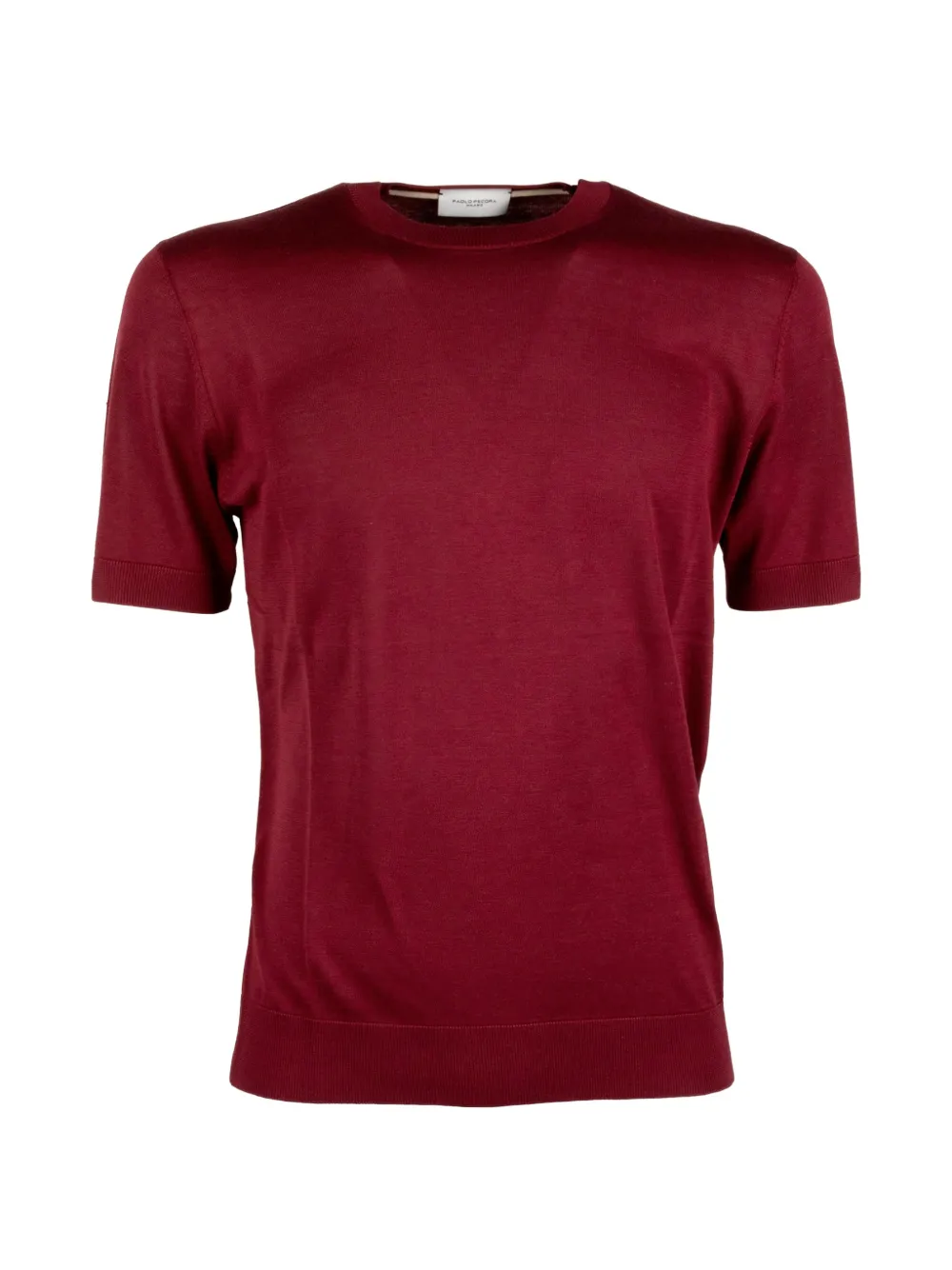 Paolo Pecora fine-knit short-sleeve T-shirt - Rosso