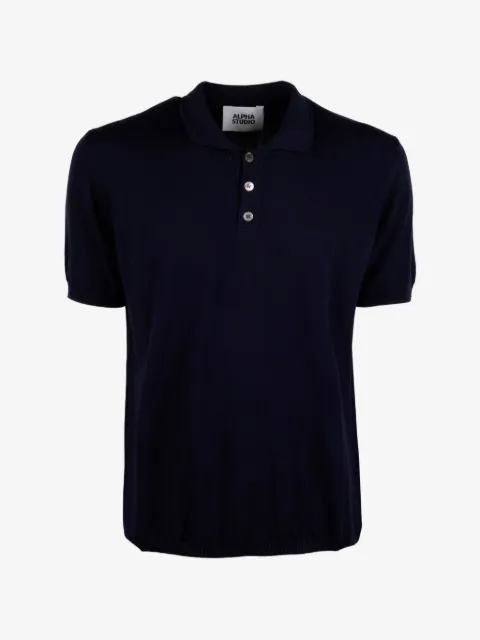 ALPHA STUDIO playera tipo polo manga corta