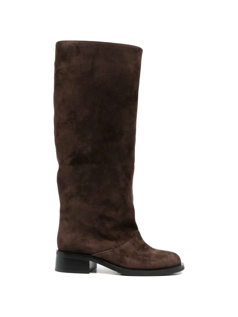 suede knee-high boots