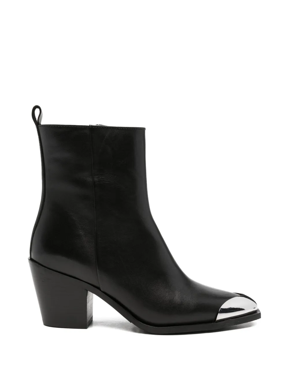 metal-toe ankle boots