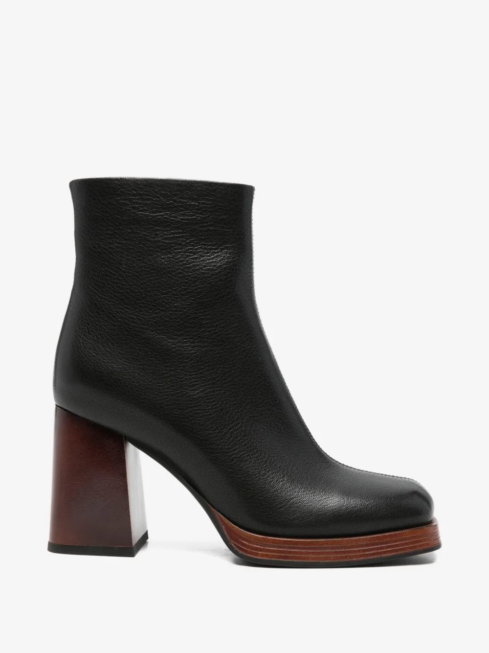 square-toe ankle boots