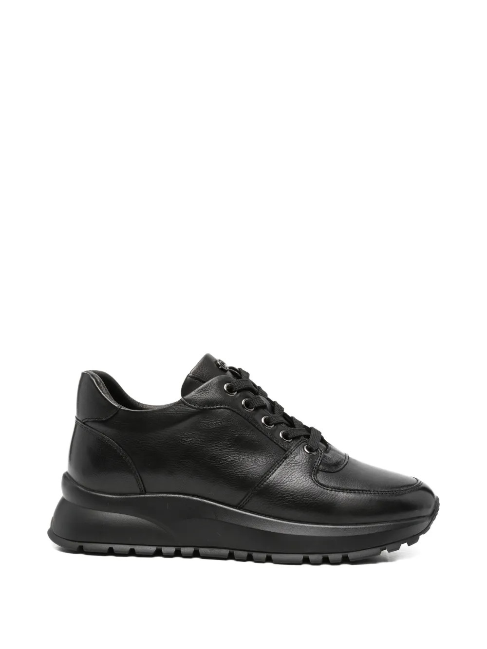 lace-up leather sneakers