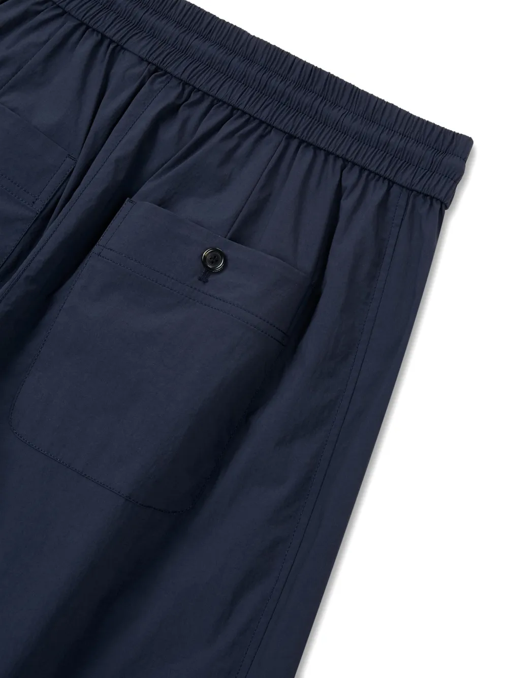 TOMBOY Broek met elastische taille en trekkoord Blauw