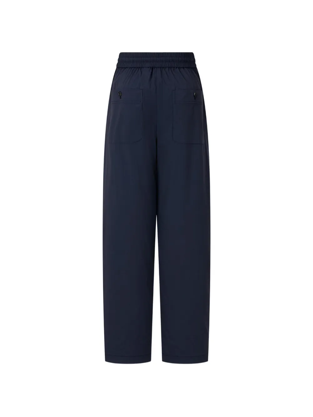 TOMBOY Broek met elastische taille en trekkoord Blauw