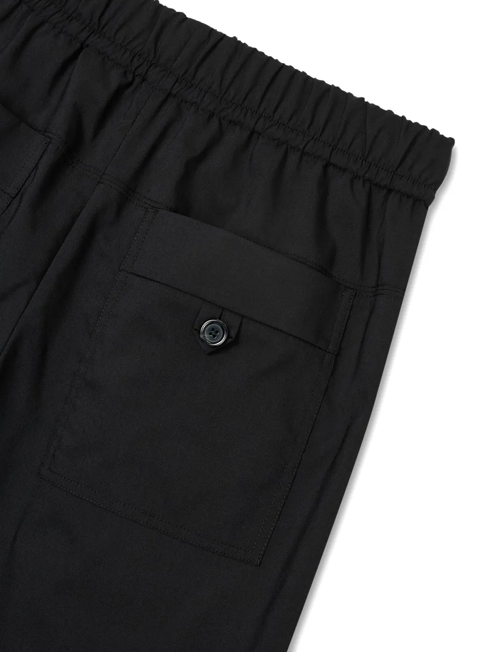 TOMBOY Broek met elastische taille en trekkoord Zwart