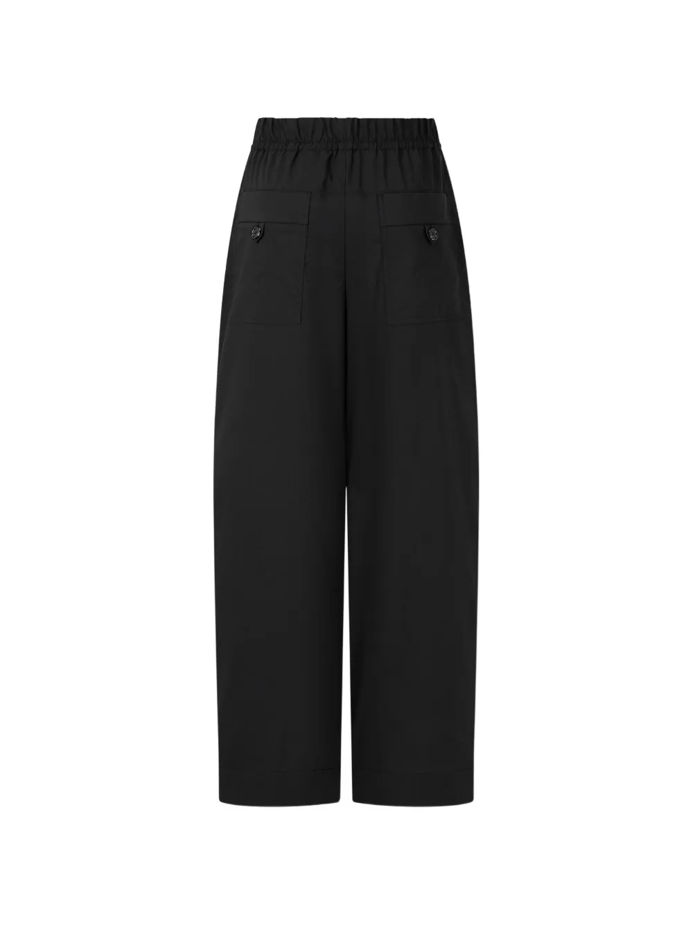 TOMBOY Broek met elastische taille en trekkoord Zwart