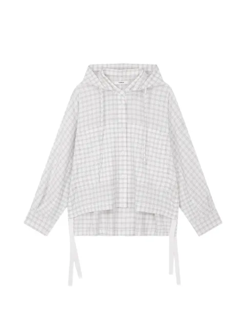 TOMBOY chemise-hoodie à carreaux